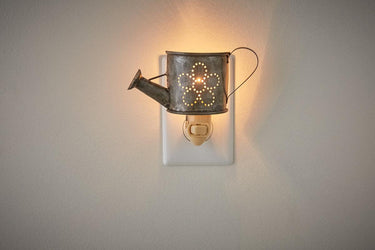 Watering Can Night Light - Galvanized Park Designs - The Fox Decor